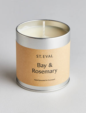 St. Eval Bay & Rosemary Scented Tin Candle