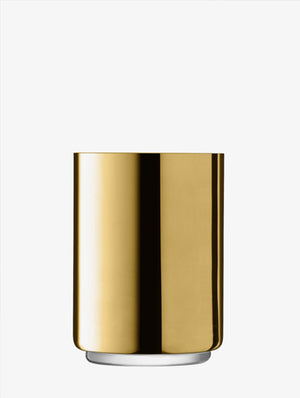 LSA International Karat Gold Glass Lantern