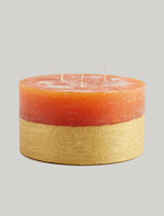 St. Eval Orange & Cinnamon Scented Gold Half Dipped Multiwick Candle