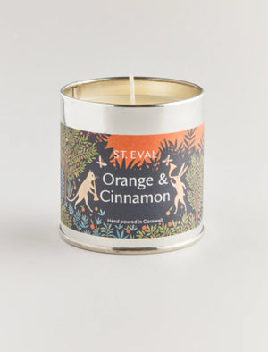 St. Eval Orange & Cinnamon Scented Tin Candle