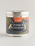 St. Eval Orange & Cinnamon Scented Tin Candle