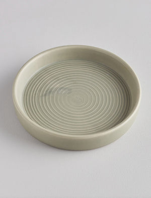 St. Eval Ceramic Candle Plate in Sage