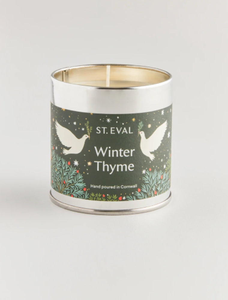 St. Eval Winter Thyme Scented Tin Candle