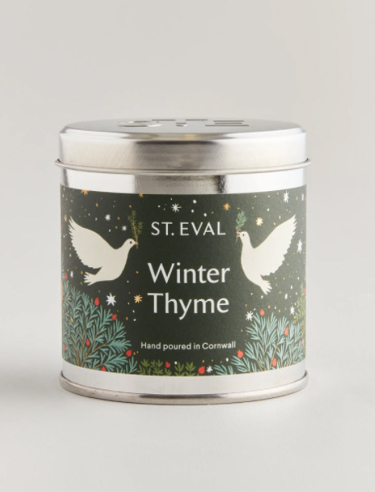St. Eval Winter Thyme Scented Tin Candle