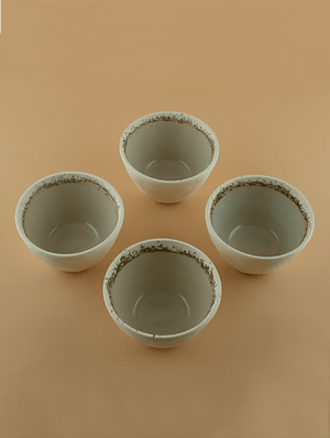 Small Cream Bowls (Set of Four)