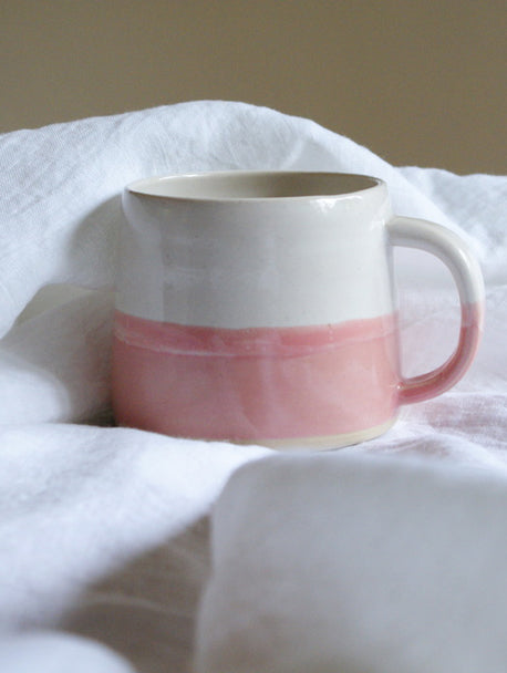 Handmade Pink Ceramic Mug