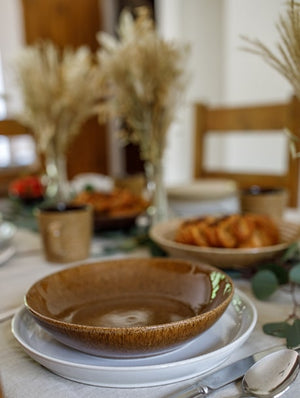 Denby Studio Craft Chesnut Pasta Bowl