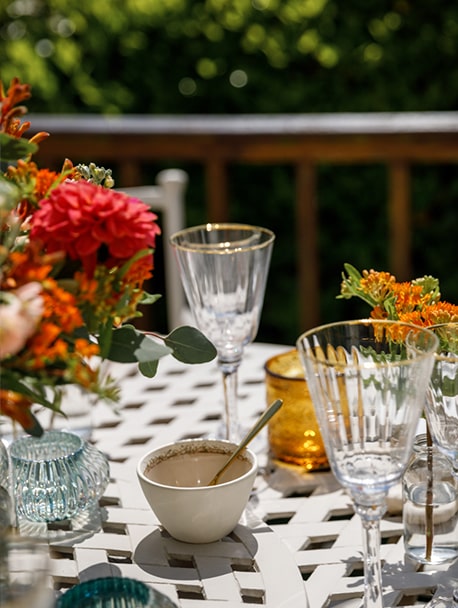 Small Cream Bowls (Set of Four)