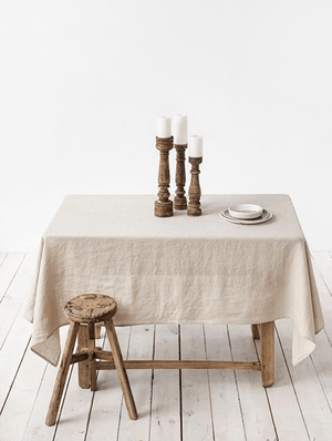 Natural Linen Tablecloth